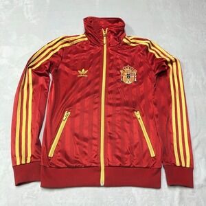 RARE adidas Espana 1978 Jacket Fifa 2010 World Cup Track‎ Jacket FC Red Yellow